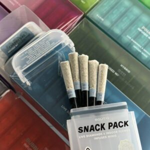 BOUTIQ SNACK PACK Preroll. Order now and discover the perfect blend of quality, flavor, and convenience. Enjoy the journey, and let BOUTIQ be your guide to a world of cannabis enjoyment!