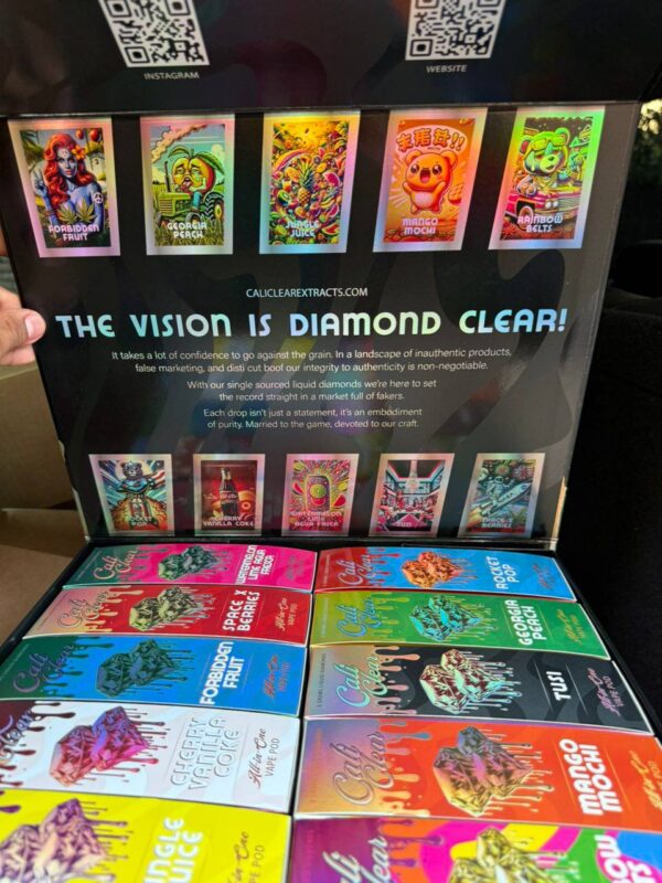 CALI CLEAR 2G DISPOSABLE – Ultra-Light & Refreshing Vape Experience Of 2Gram Liquid Diamonds.