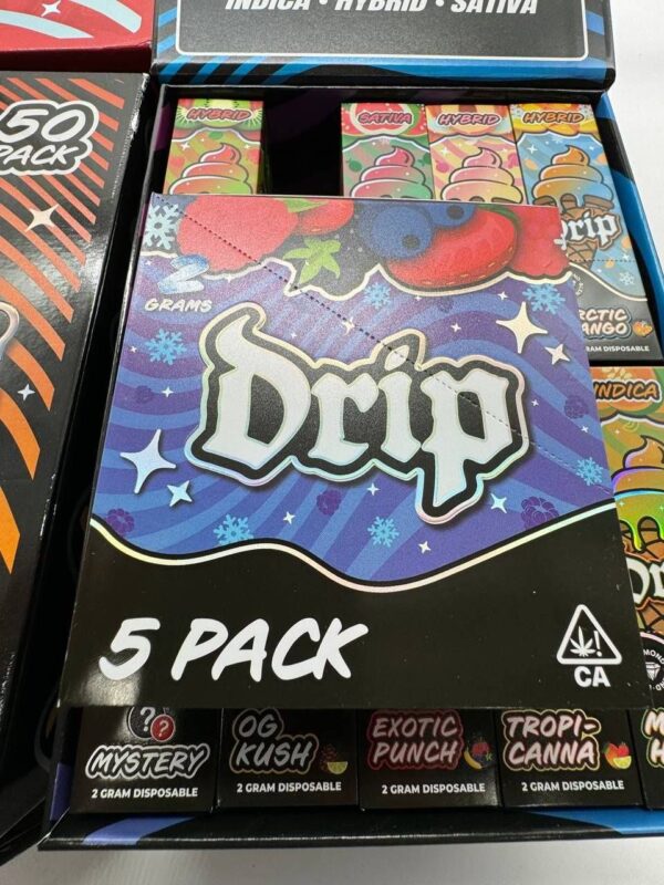 Experience the ultimate in vaping luxury with the DRIP 2G DISPOSABLE.