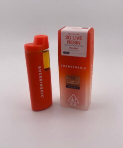 The SHERBINSKIS 2G Live Resin Disposable delivers a full-spectrum, flavor-rich journey with double the capacity.