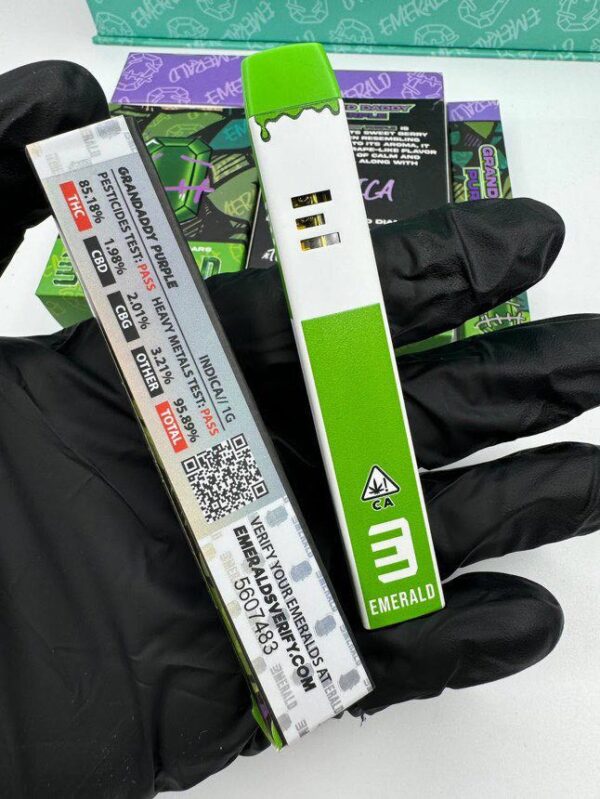 Emerald 1G Disposable Vape—premium THC oil