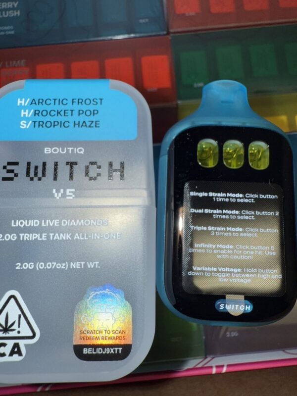 BOUTIQ SWITCH V5 where flavor, convenience, and performance come together in one sleek device.