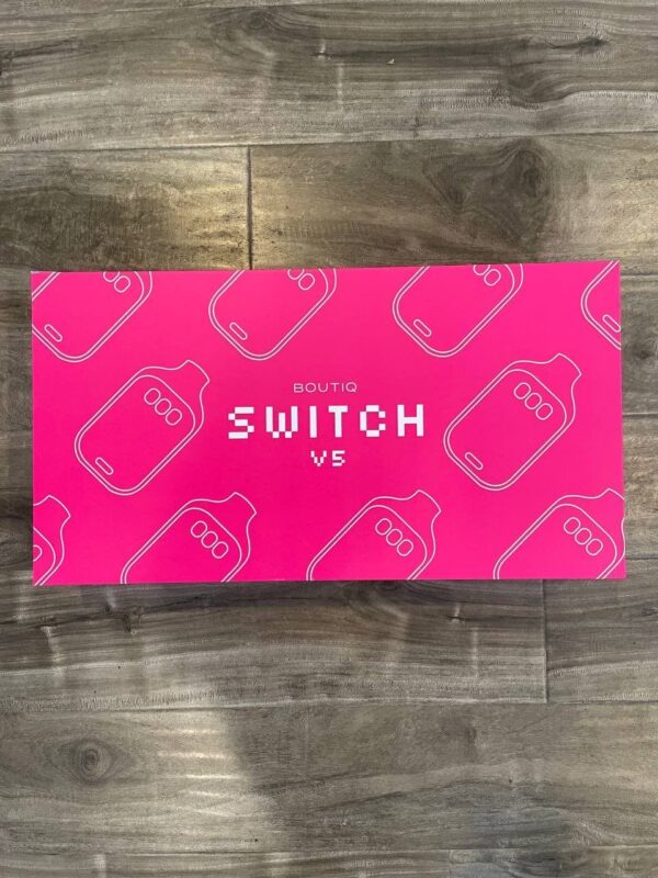 BOUTIQ SWITCH V5 where flavor, convenience, and performance come together in one sleek device.