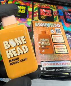Packed with a massive battery and a 6ml e-liquid capacity, the Bone Head 2G Disposable is built to last. This isn't a sneak-a-puff device; this is a all-day powerhouse.