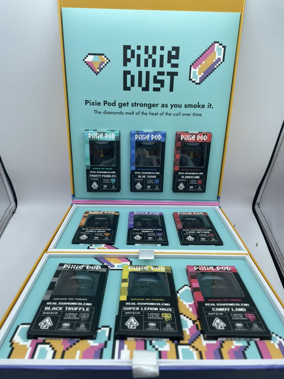 PIXIE DUST 2G DISPOSABLE Experience the magic of PIXIE DUST 2G Disposable. Enjoy our unique enchanting berry & frosty breeze flavor in a sleek, USB-C rechargeable device with a massive 2G capacity.