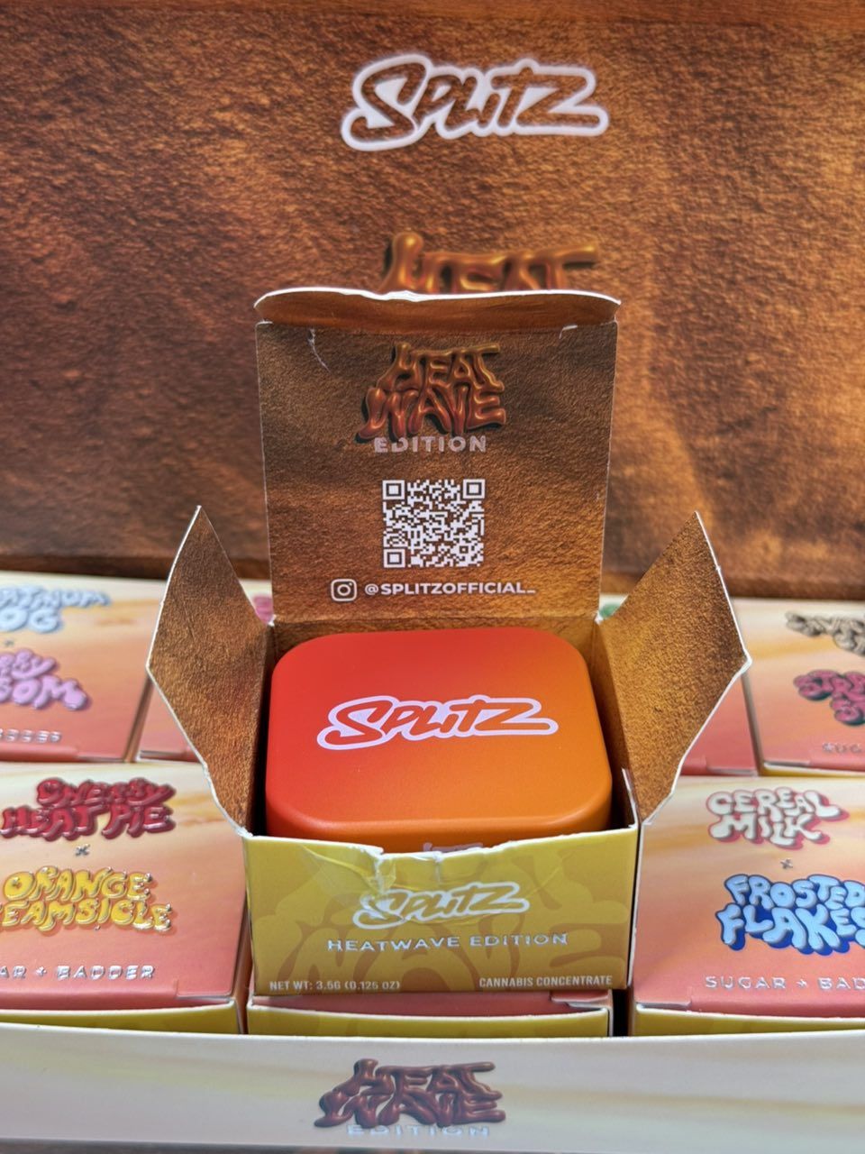 SPLITZ WAX Splitz Wax Heatwave Edition – premium 3.5g cannabis concentrate with bold flavor, high potency, and summer-inspired vibes. Shop Splitz Wax online today!