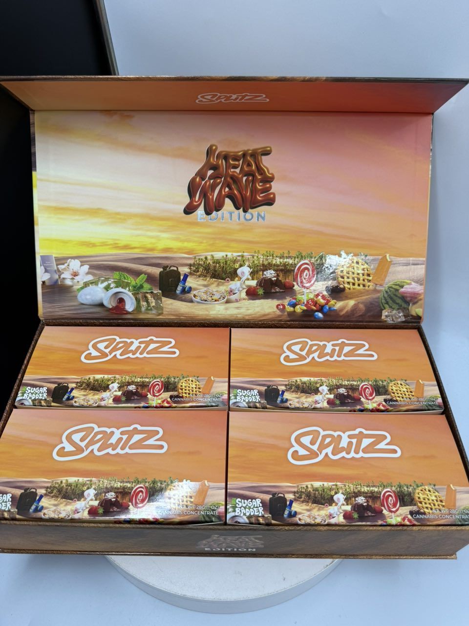 SPLITZ WAX Splitz Wax Heatwave Edition – premium 3.5g cannabis concentrate with bold flavor, high potency, and summer-inspired vibes. Shop Splitz Wax online today!