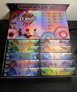 Satisfy your cravings with the DONUTS V3 SWITCH Dual Chamber Disposable. 6000 puffs, 2g of 5% salt nicotine, and delicious baked flavor. No charging needed. Shop now!