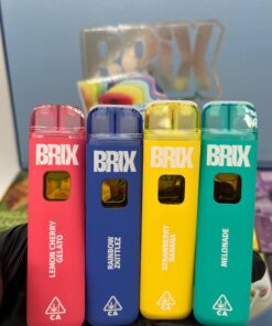 BRIX 2G Disposable Vape. Pre-filled with 2G of premium e-liquid and a powerful integrated battery, this device delivers up to 6000 satisfying puffs in a sleek.