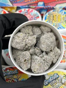 Unleash the frost! Discover a revolution in edibles with Gowlers Icecaps Flover. Each pound contains 16 unique, THCA-infused flavors for a powerful and delicious experience.